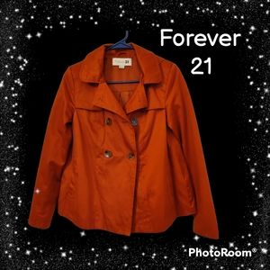Forever 21 Khaki Peacoat Size 2 Small